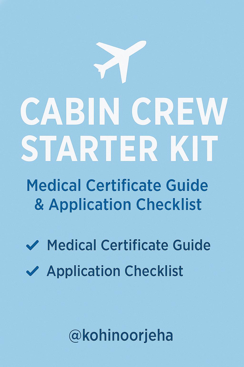 Cabin Crew Application Essentials Checklist & More | Airline Dream Career Preparation